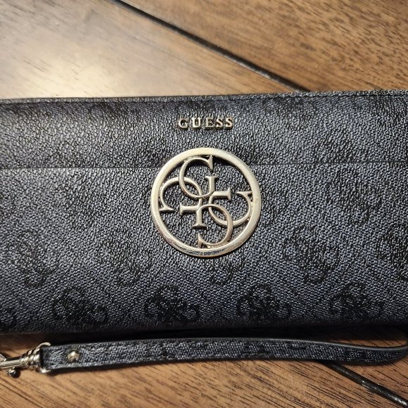 Guess Handbags - Guess Kamryn Logo Zip-Around Wallet